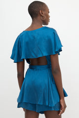 Zimmermann Silk Ruffled Romper