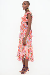 Zimmermann Sheer Poppy Floral Dress