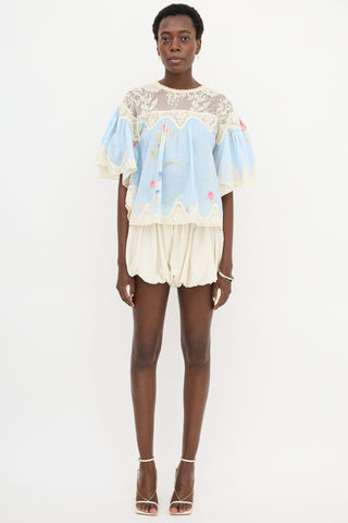 Zimmermann Floral Lace Lucky Blouse