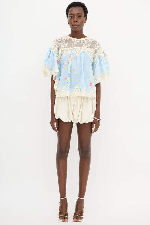 Zimmermann Floral Lace Lucky Blouse