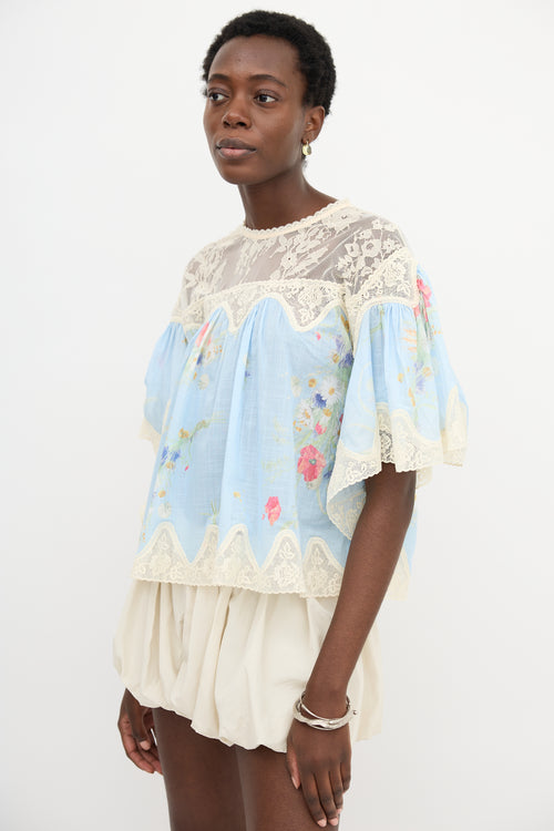 Zimmermann Floral Lace Lucky Blouse
