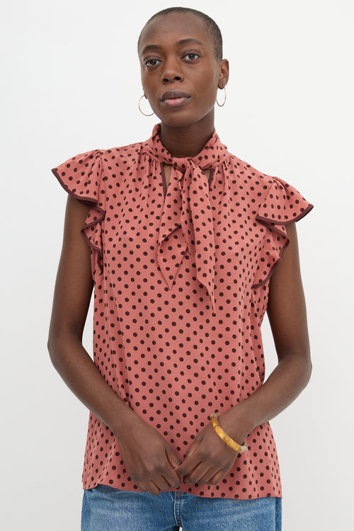 Zimmermann Silk Polka Dot Top