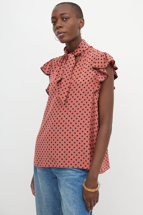 Zimmermann Silk Polka Dot Top
