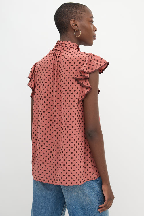 Zimmermann Silk Polka Dot Top