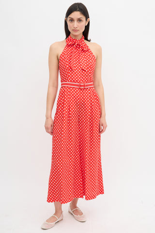 Zimmermann Polka Dot Zinnia Jumpsuit