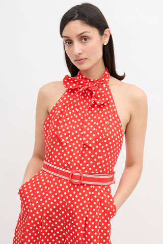 Zimmermann Polka Dot Zinnia Jumpsuit