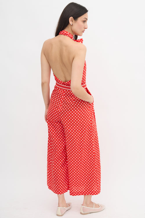 Zimmermann Polka Dot Zinnia Jumpsuit