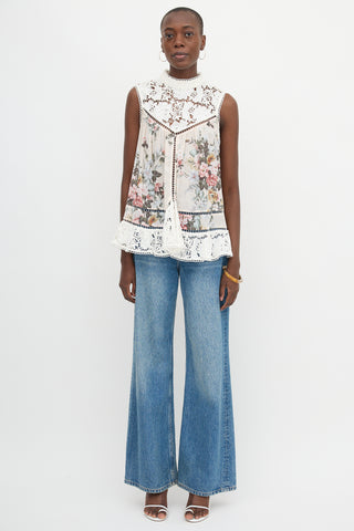 Zimmermann Floral Aerial Smock Top