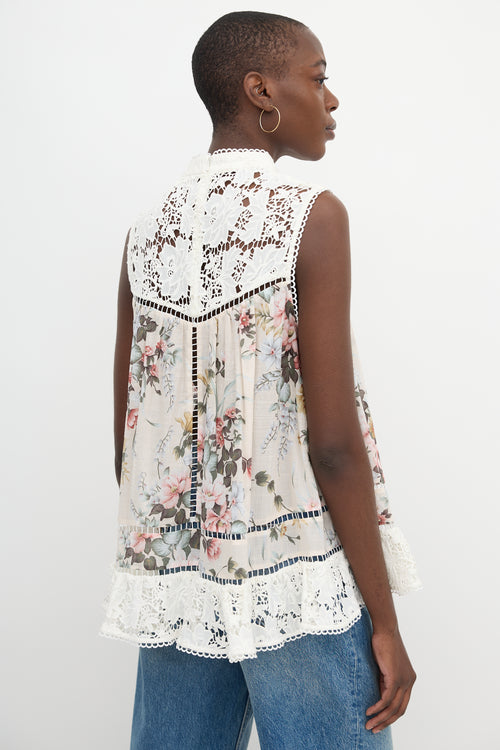 Zimmermann Floral Aerial Smock Top