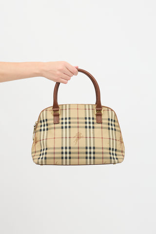 Burberry Haymarket Alma Bag
