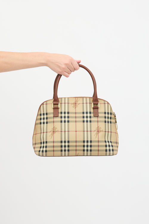 Burberry Haymarket Alma Bag