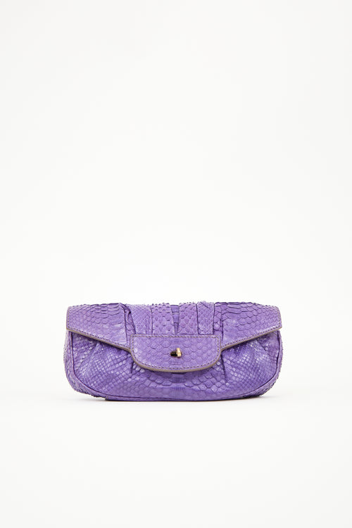 Zagliani Textured Leather Shoulder Bag