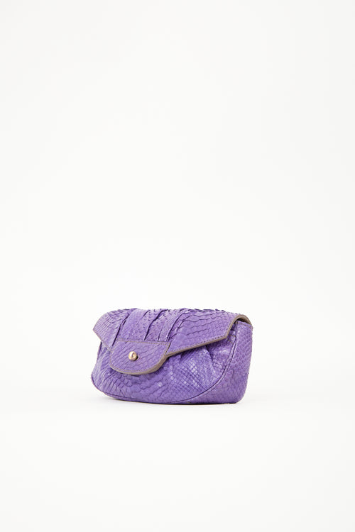 Zagliani Textured Leather Shoulder Bag