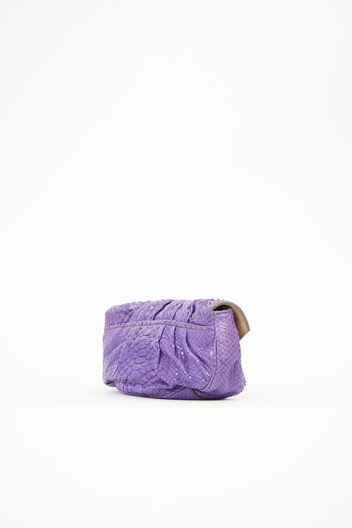 Zagliani Textured Leather Shoulder Bag