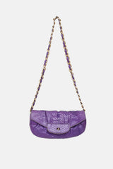 Zagliani Exotic Leather Crossbody Bag