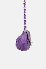 Zagliani Exotic Leather Crossbody Bag