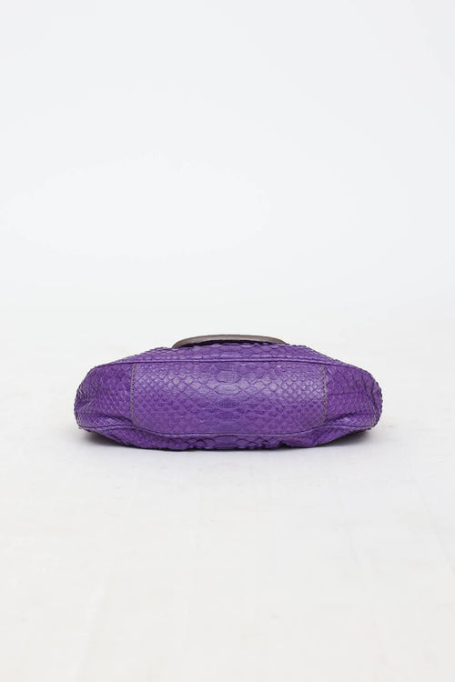 Zagliani Exotic Leather Crossbody Bag