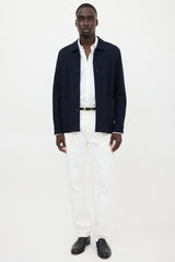 Zegna Wool Piqué Jersey Jacket