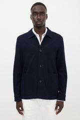 Zegna Wool Piqué Jersey Jacket