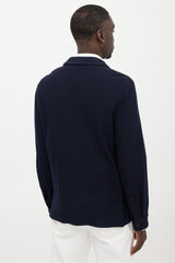 Zegna Wool Piqué Jersey Jacket