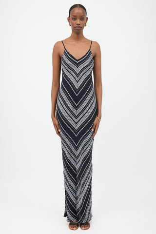 Zeus+Dione Crinkled Silk Embroidered Dress