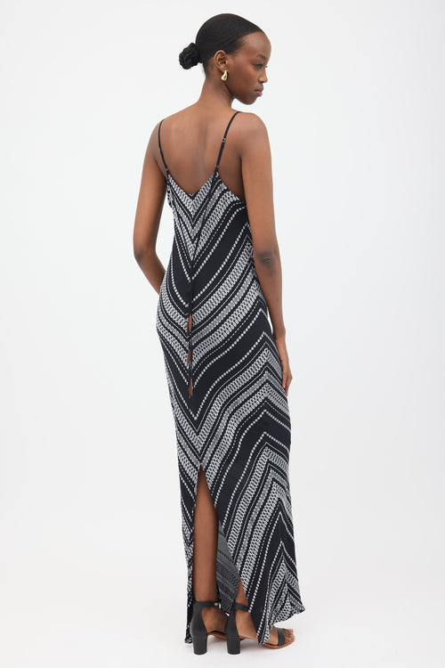 Zeus+Dione Crinkled Silk Embroidered Dress