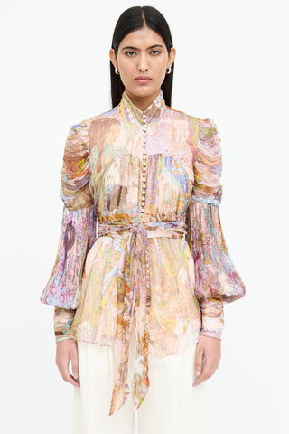 Zimmermann Graphic Tie Top
