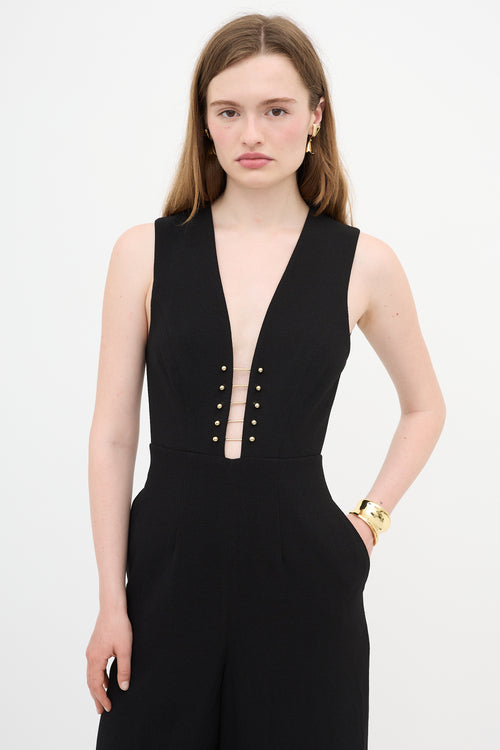 Zimmermann Baton Sleeveless Jumpsuit