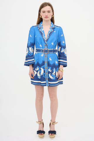 Zimmermann Linen High Tide Mini Dress