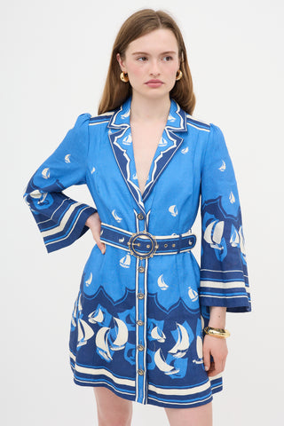 Zimmermann Linen High Tide Mini Dress