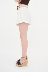 Zimmermann Linen Belted Shorts
