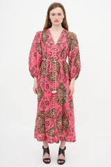 Zimmermann Linen Printed Lulu Dress