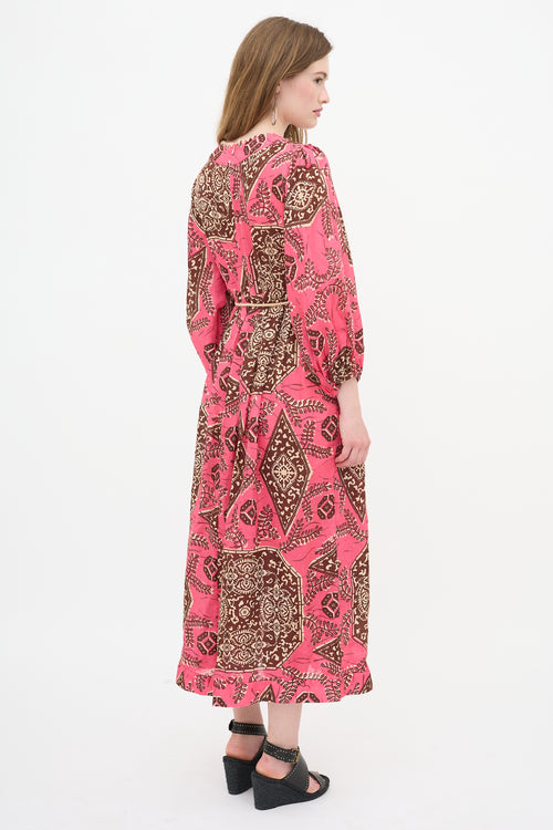 Zimmermann Linen Printed Lulu Dress