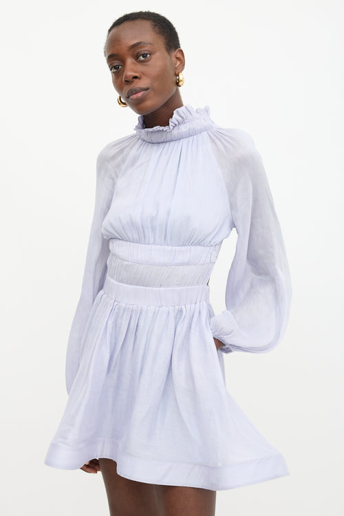 Zimmermann Linen & Silk Luminous Mini Dress