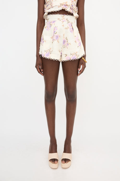 Zimmermann Linen Floral Co-Ord Set