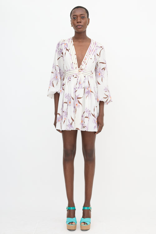 Zimmermann Plisse Corsage Dress