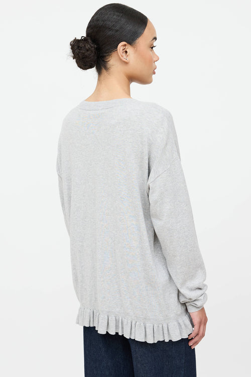 Zimmermann Knit Ruffle Sweater