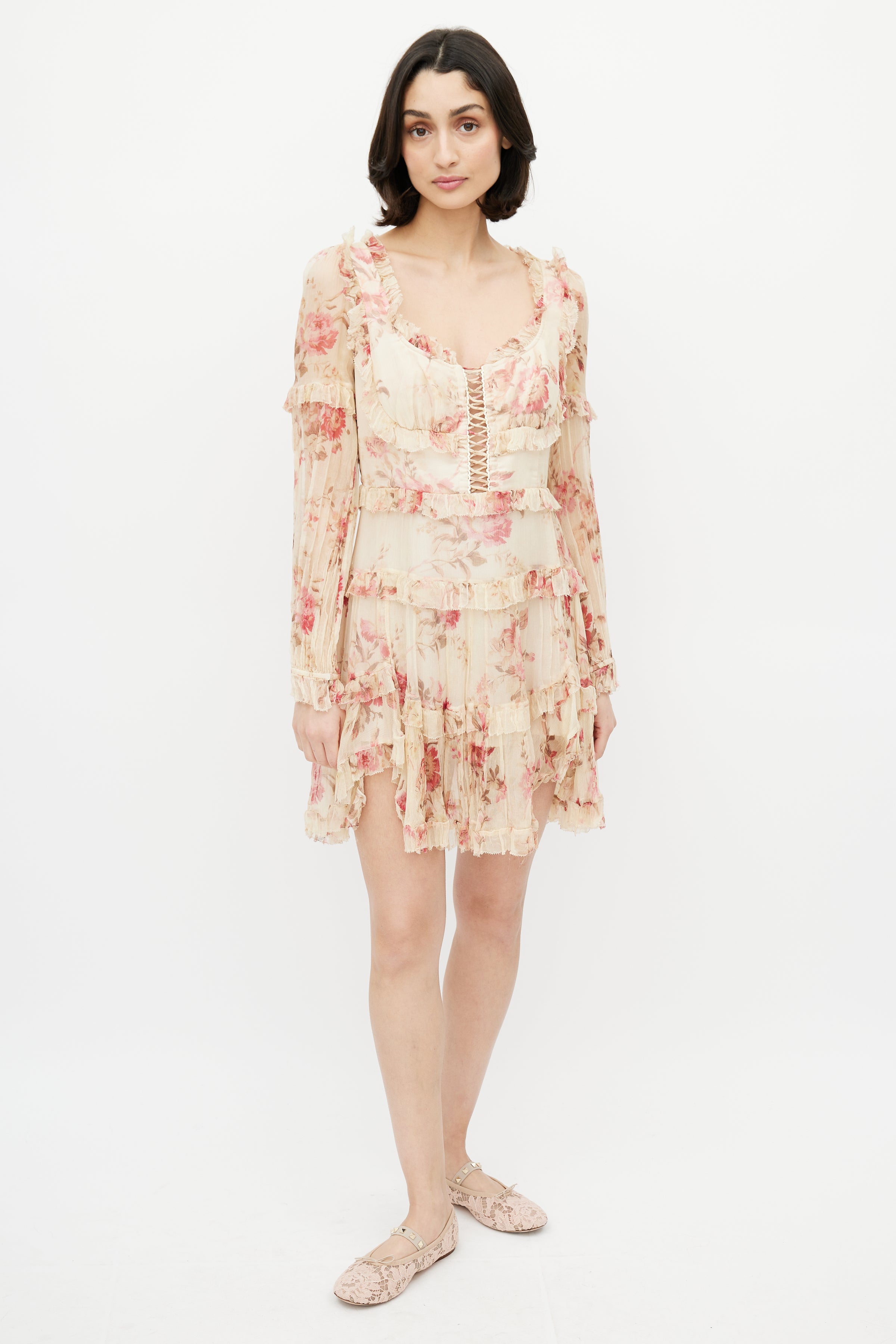 zimmermann rosa silk tiered dress Zimmermann, Luna ruffled tiered maxi dress, Women, Pink, US 2P, Dresses, Viscose