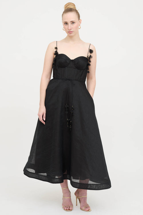 Linen Natura Corset  Dress