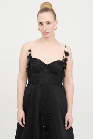 Linen Natura Corset  Dress