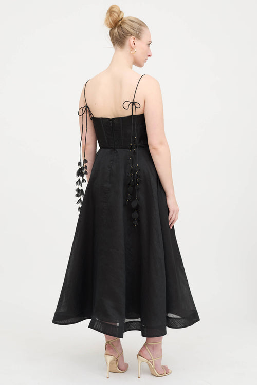 Linen Natura Corset  Dress