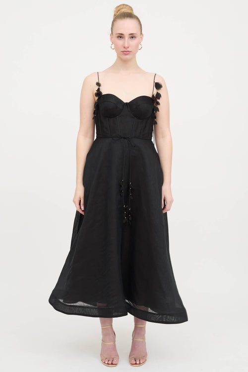 Linen Natura Corset  Dress