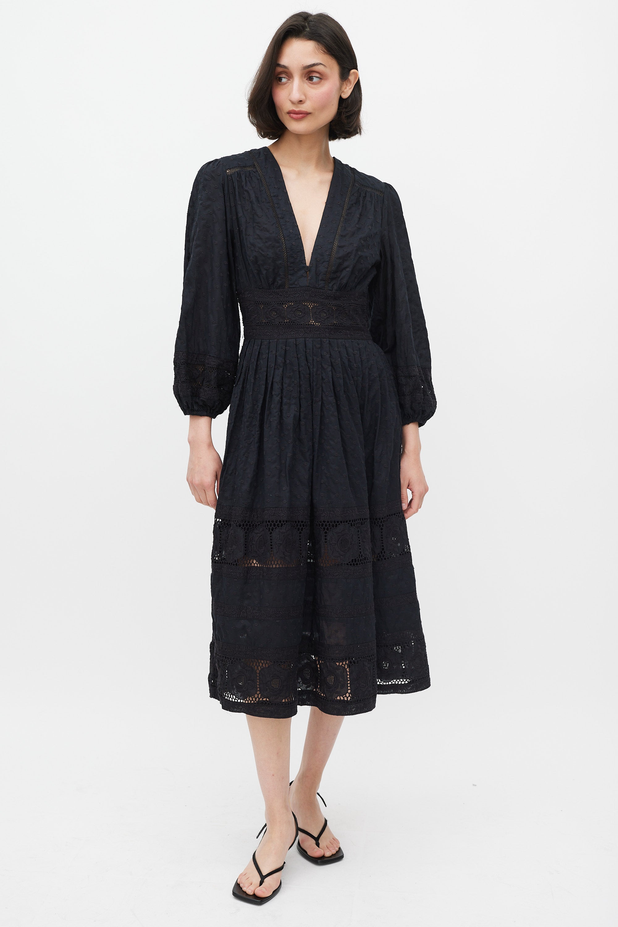 zimmermann v neck midi dress illustration v neck midi dress