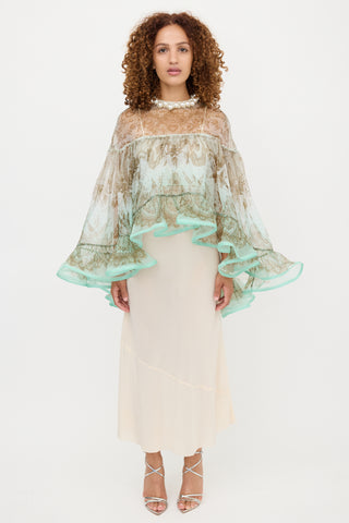 Zimmermann Silk Organza Crush Top