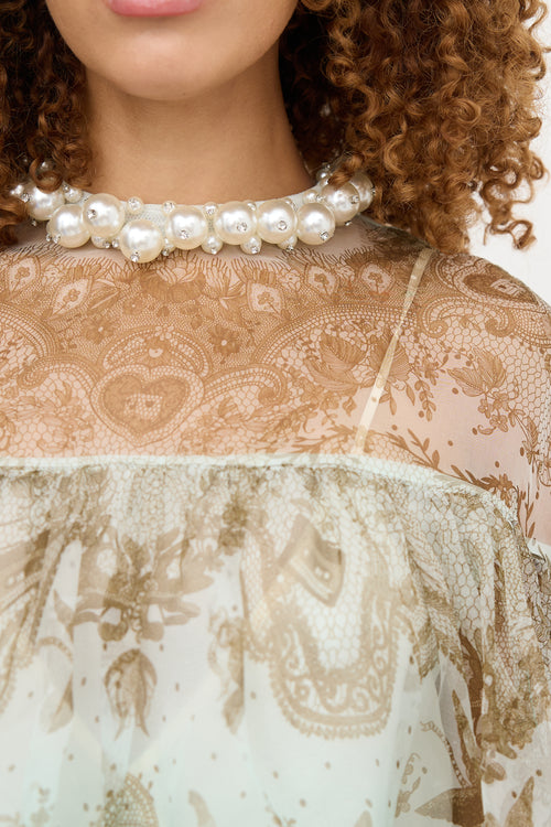 Zimmermann Silk Organza Crush Top
