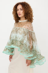 Zimmermann Silk Organza Crush Top