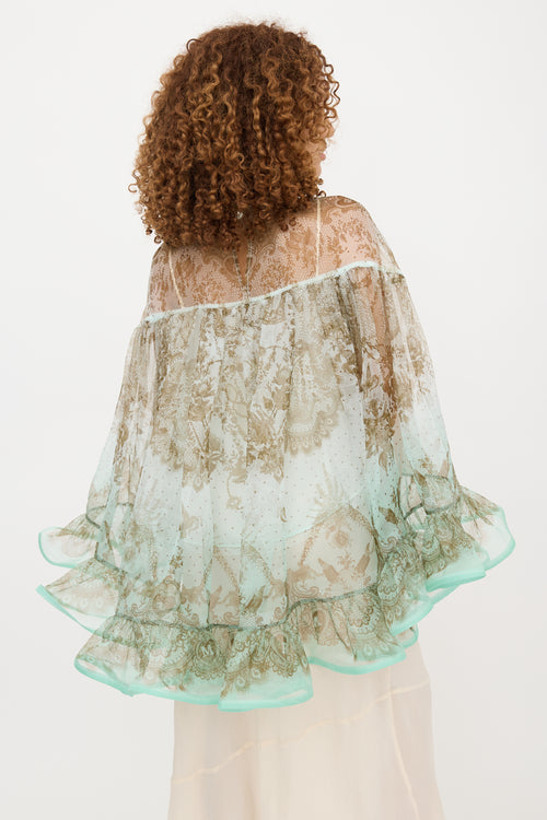 Zimmermann Silk Organza Crush Top