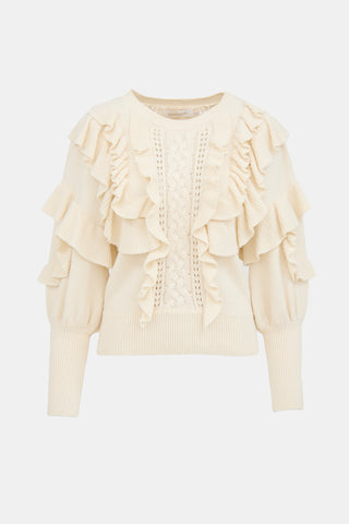 Zimmermann Botanica Flounce Sweater