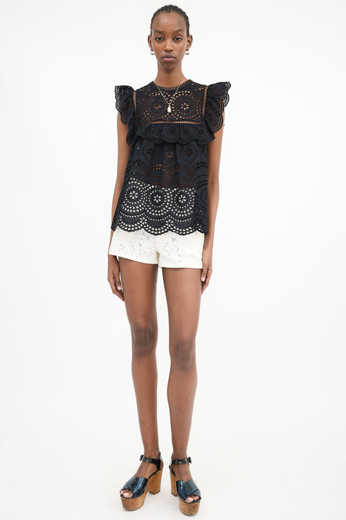 Zimmermann Broderie Anglaise Meridian Blouse