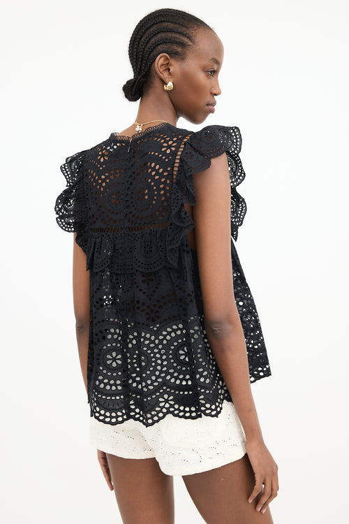 Zimmermann Broderie Anglaise Meridian Blouse